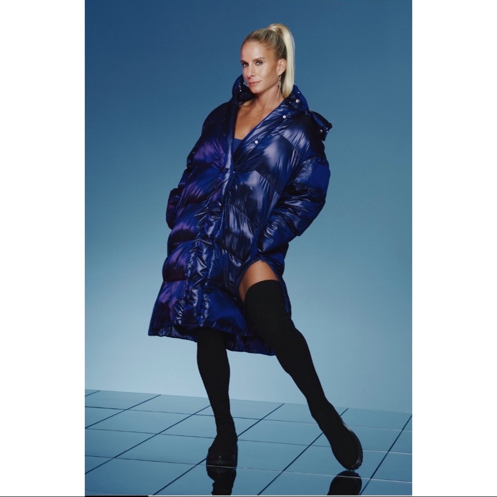 Fabletics Adeline Shine Oversized Long Puffer